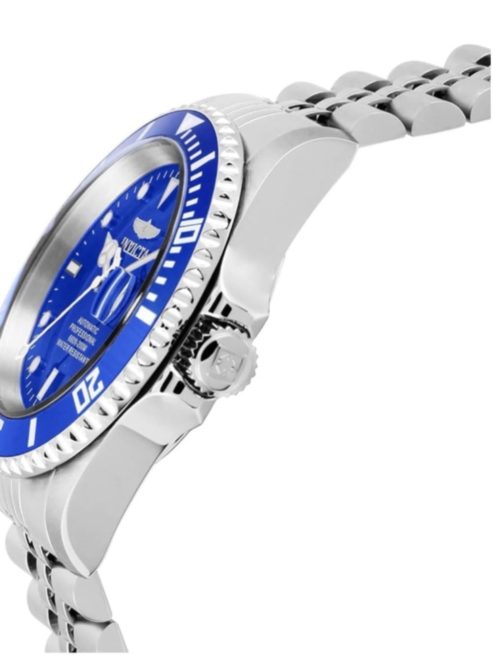 Invicta Pro Diver Lady Stainless Steel Watch Blue Dial Waterproof NWT - Picture 7 of 8